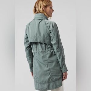 Athleta Drip Drop Jacket- XL- Gray Blue